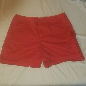 Gloria Vanderbilt Women's Red Shorts size 14